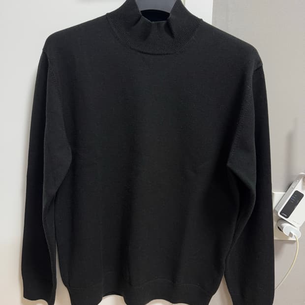 laine 라이네 블랙 반폴라 니트 m 95