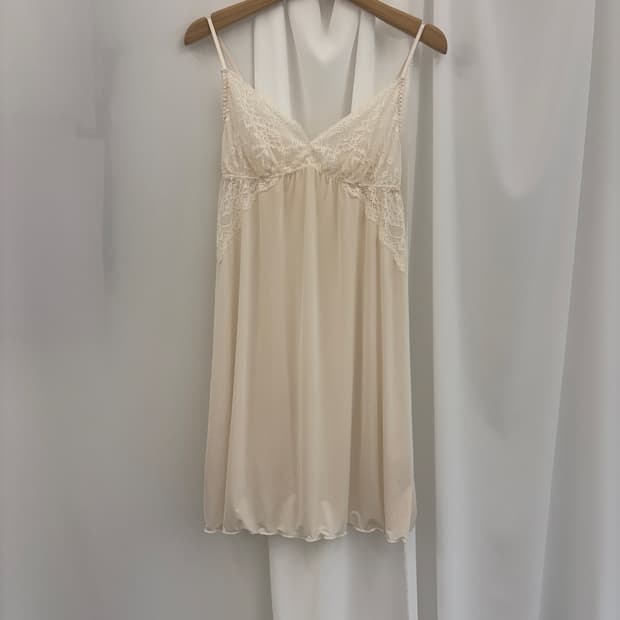 Ivory Whisper Lace Slip
