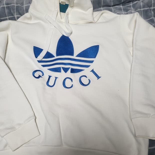 구찌 아디다스 콜라보 후드티 