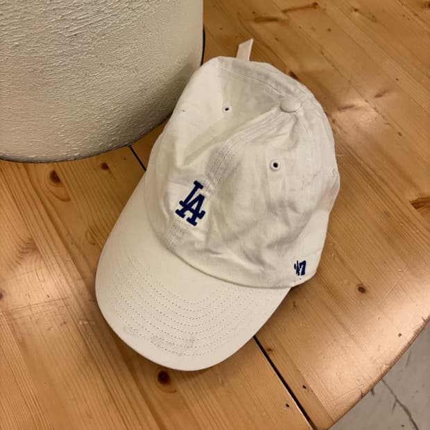 47브랜드 La다저스 화이트 볼캡
