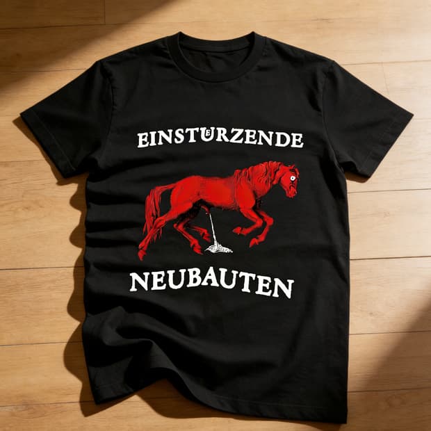 [새상품 L사이즈] Einstürzende Neubauten 커스텀 반팔