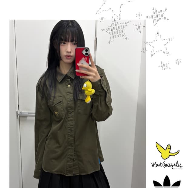 아디다스 x 마크곤잘레스 셔츠 자켓