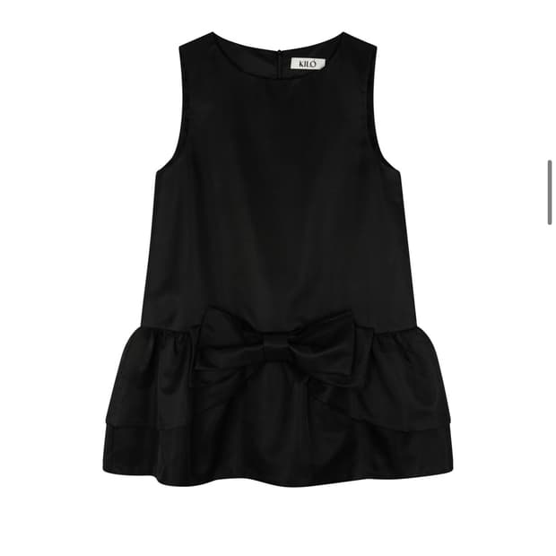 KILO 카일로 FLARED RIBBON DRESS