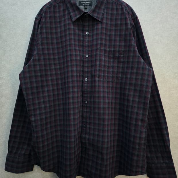 바나나리퍼블릭 체크 셔츠 BANANA REPUBLIC