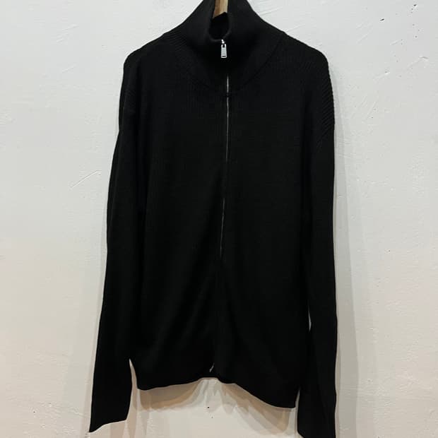 키뮤어 투웨이 니트집업 블랙 XL