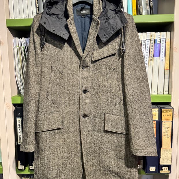 이스트로그 헤링본 후드코트