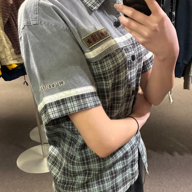 14)C.P Company 빈티지 여성 워크 셔츠