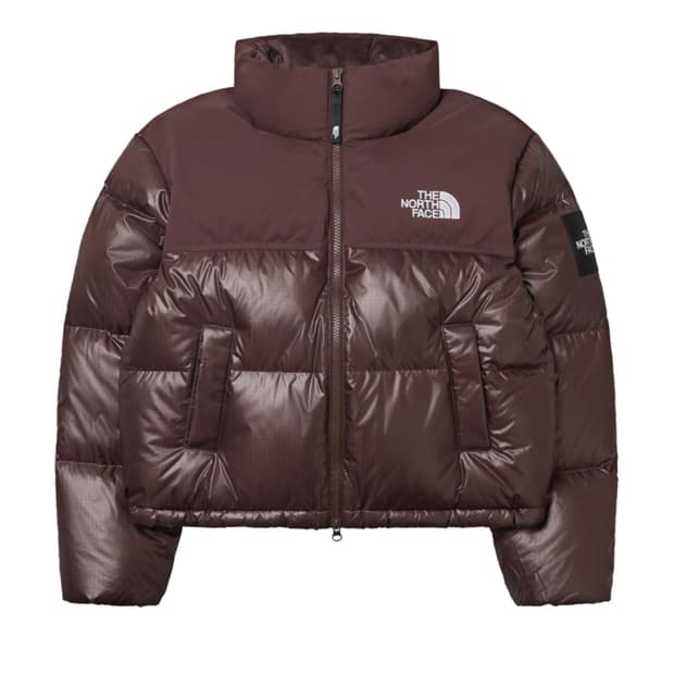 (s) 노스페이스 화이트 라벨 노벨티 눕시 다운 자켓 코코아 브라운