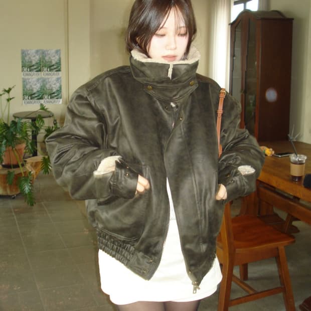 아워캐비넷 crack dumble jacket