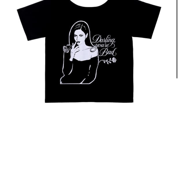 SMOKING ROSE TEE #BLACK