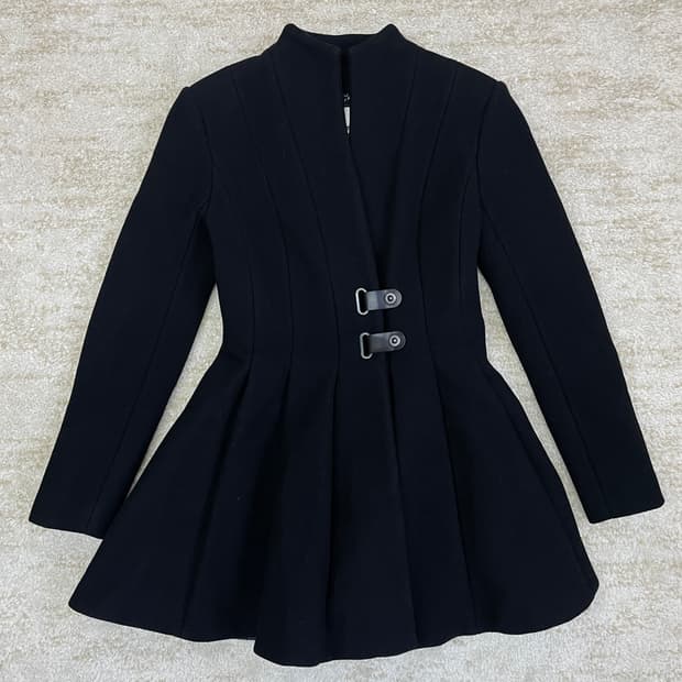 [S] KENZO 겐조 우먼 플리츠 테일러드 여성 코트