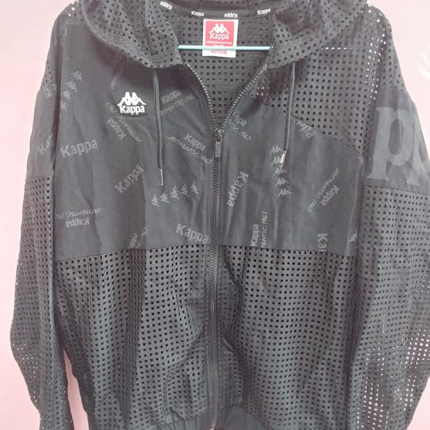 카파 메쉬 후드 점퍼