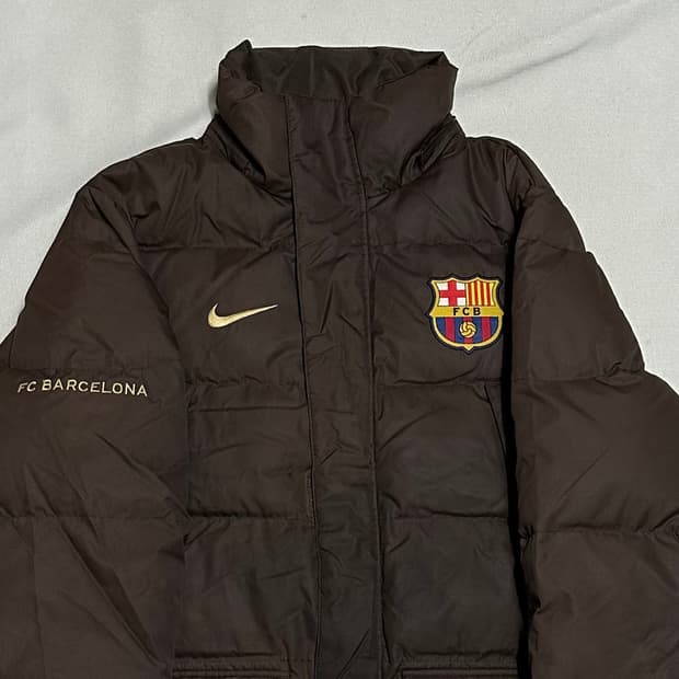 S 나이키 FCB 바르셀로나 푸퍼 패딩
