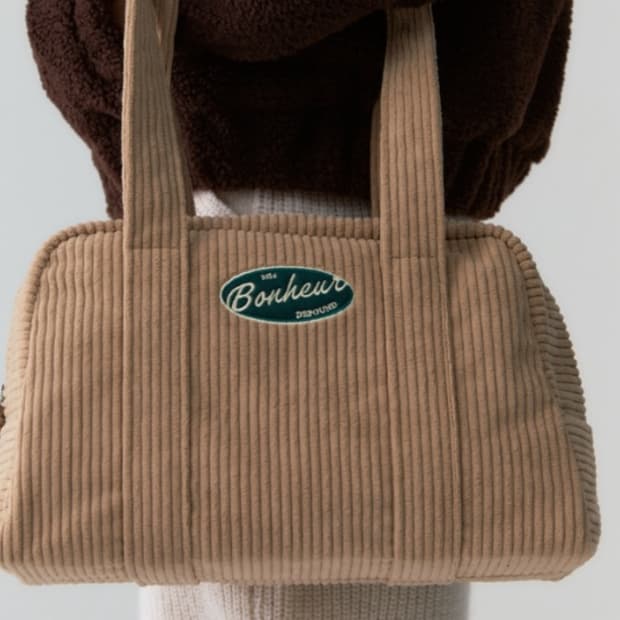 드파운드 코듀로이 볼링백 숄더백 