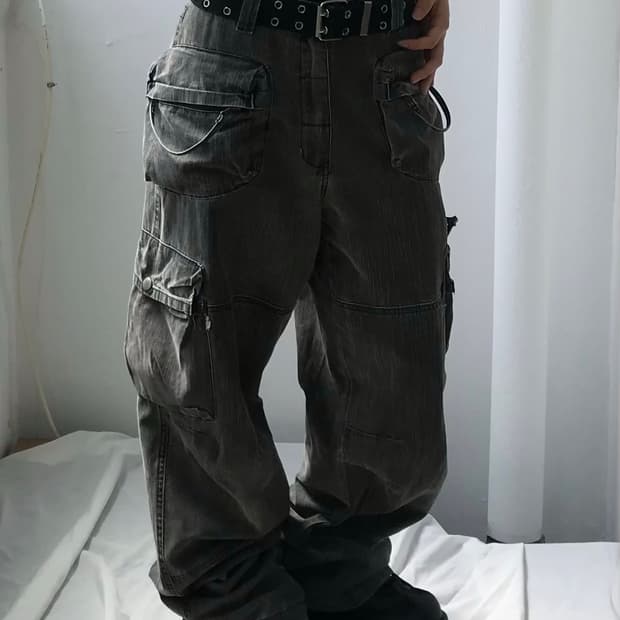Vintage Multi Pocket Cargo Pants