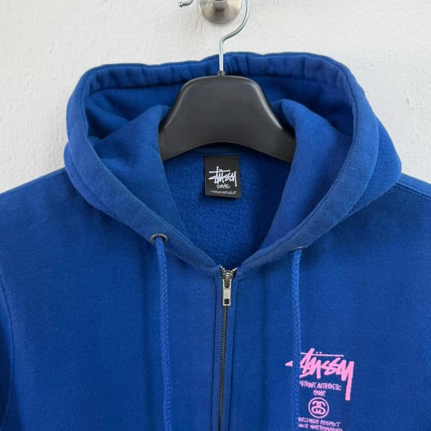 스투시 월드투어 후드집업 