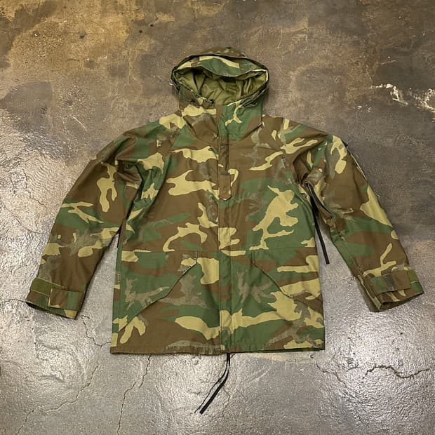 US ARMY 미군 오리지널 1세대 고어텍스 우드랜드 파카 M-R