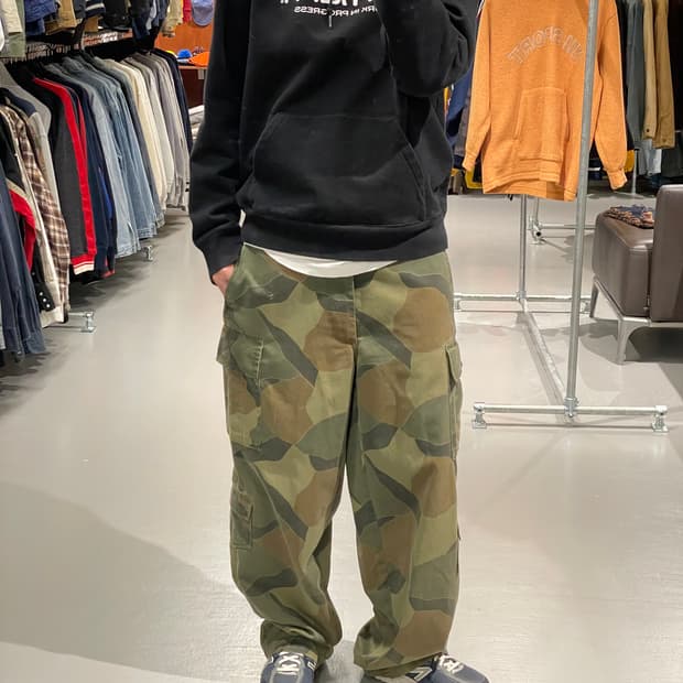 빈티지 카모플라주 카고 팬츠  
