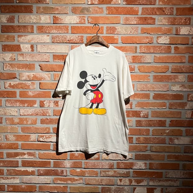 90s USA 빈티지 미키마우스 반팔 티셔츠