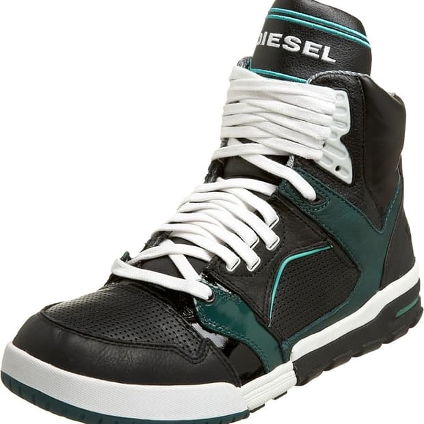 급처 Diesel 디젤 하이탑 스니커즈 재스퍼 그린 280