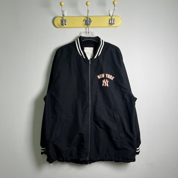 MLB 뉴욕 양키스 블랙 블루종 자켓 2XL
