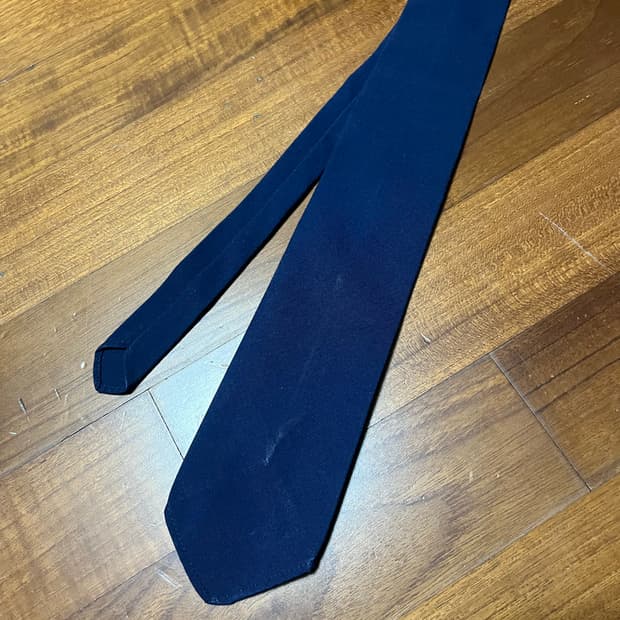 독일군 빈티지 넥타이 네이비