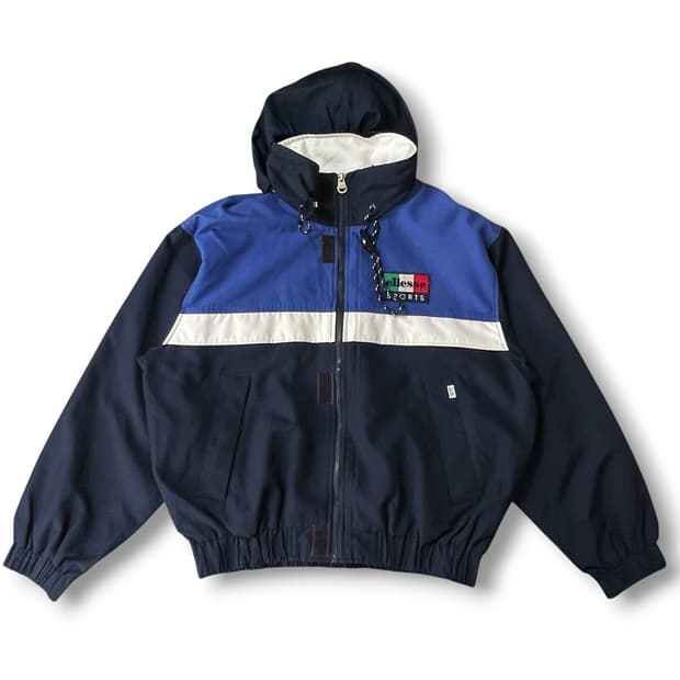 (100) 엘레쎄 빈티지 올드스쿨 바람막이 자켓