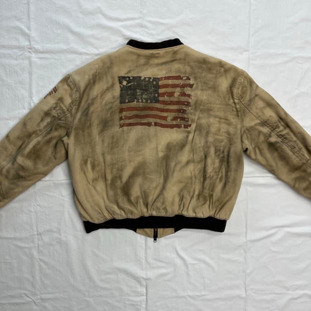 언더마이카 고 애프터 탑건 아메리칸 봄버 자켓 1size