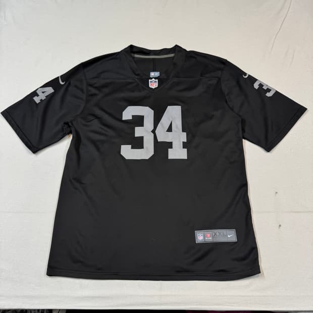 XXL) 나이키 NFL 레이더스 잭슨 34 져지 유니폼