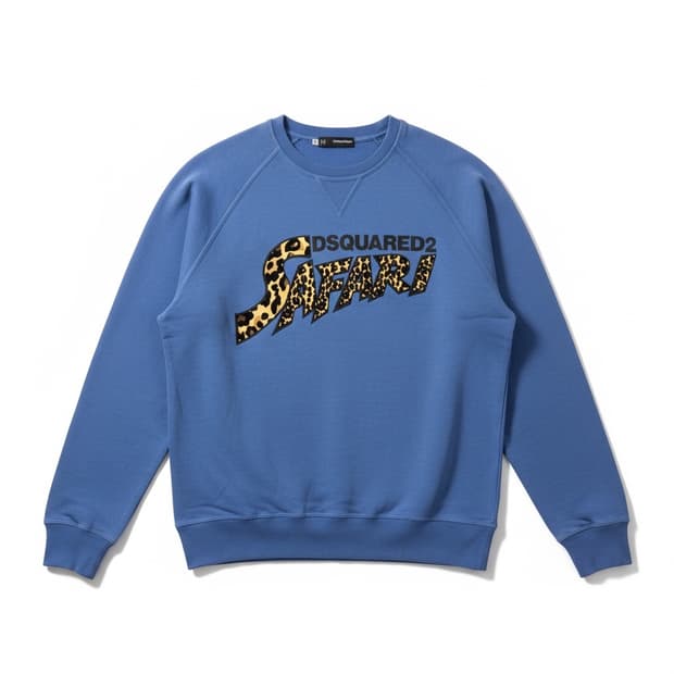 디스퀘어드2 프린팅맨투맨 블루 M