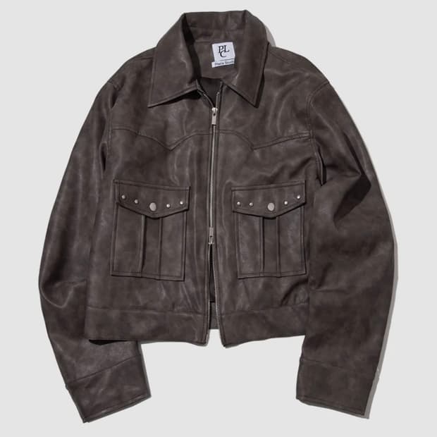 플레이스 스튜디오 레더자켓