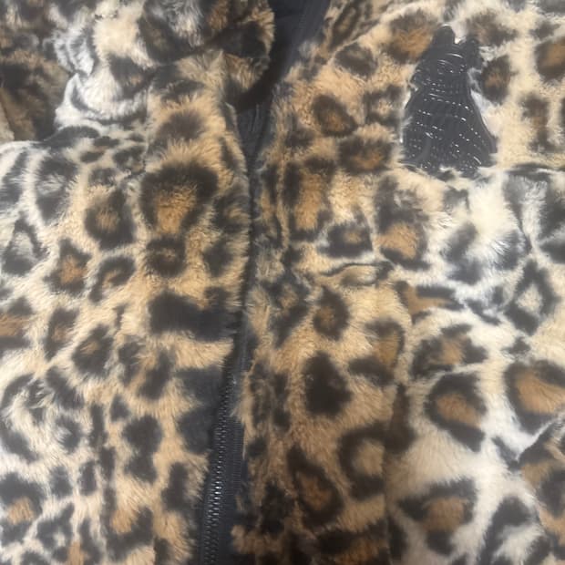 라이프워크 레오파드 리버시블 후리스