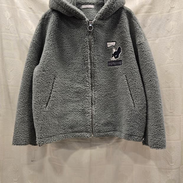 거의새거) 비지트 VISIT 뽀글이 후드 집업 55~66