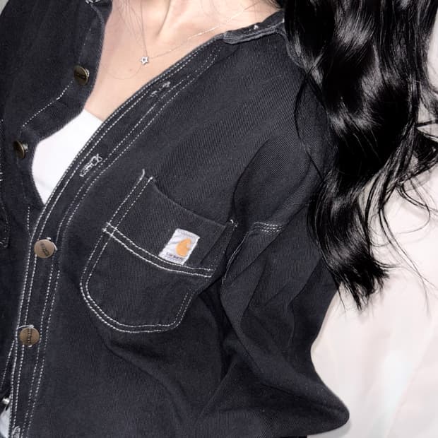 🐰칼하트 꾸안꾸 데님 자켓🖤