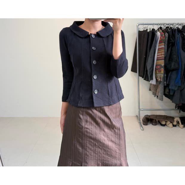 빈티지 7부 슬리브 이너자켓