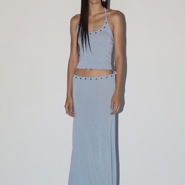 jijivisha Bay button long skirt