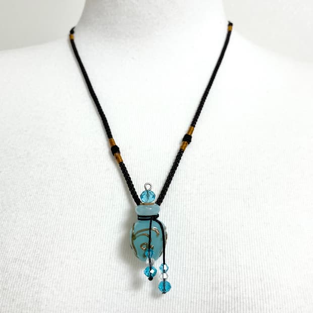 빈티지 페어리 향수병 목걸이 빈티지목걸이 히피 모리깔