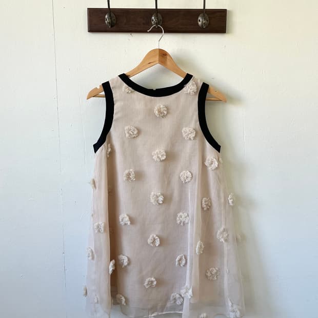 GGWOMEN 도트 플라워 원피스