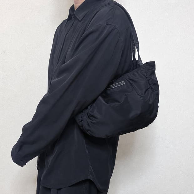 Y'saccs by Yohji Yamamoto 셔링 토트백