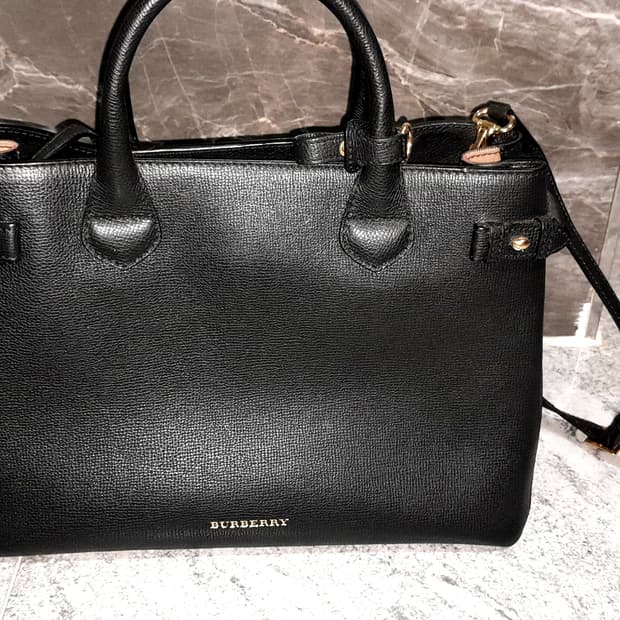 버버리 하우스체크 배너백 미듐