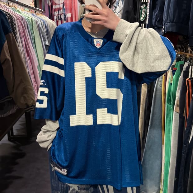 [IM] Reebok NFL 인디애나폴리스 콜츠 샌더스 No.15 블루