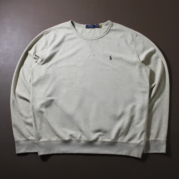 Polo 폴로 랄프로렌 오트밀 맨투맨 ( QR인증 )