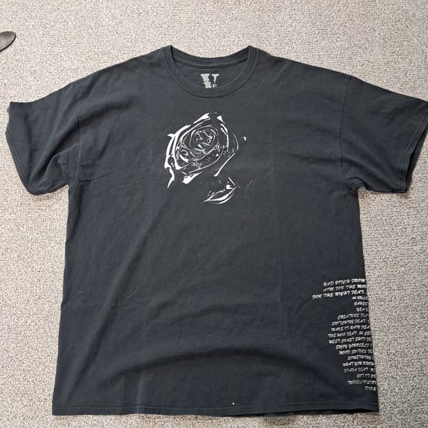 Pop Smoke x Vlone Tracklist Tee