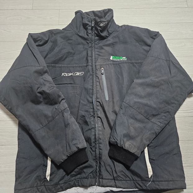 리복 블랙 빈티지 자켓  L