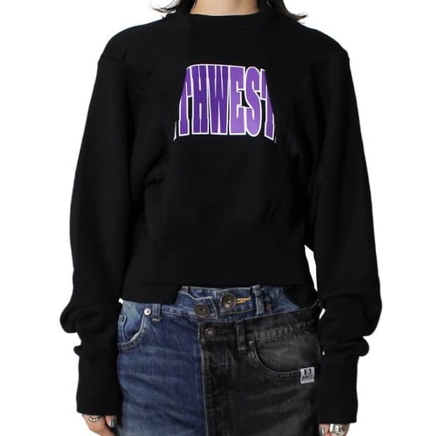 mihara yasuhiro 크롭 맨투맨