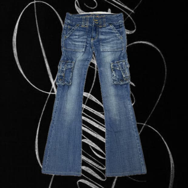 Y2K pocket denim pants 데님 부츠컷 팬츠