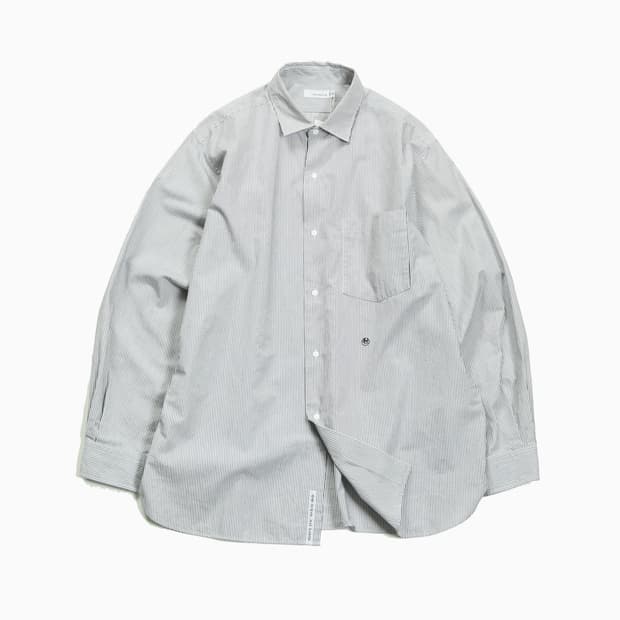 nanamica Regular Collar Stripe Shirt