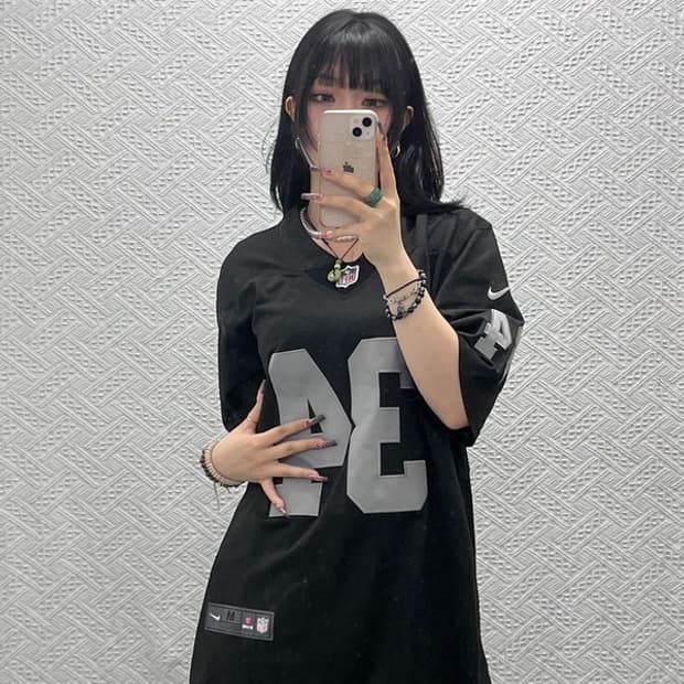 나이키 NFL 레이더스 보 잭슨 유니폼 져지 반팔티 M C11588