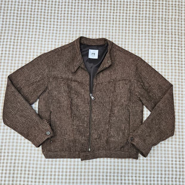 stage 크롭 간절기 자켓 남자100