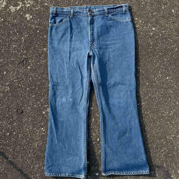 70s Levi's 646 빈티지 리바이스 벨바텀 팬츠 38